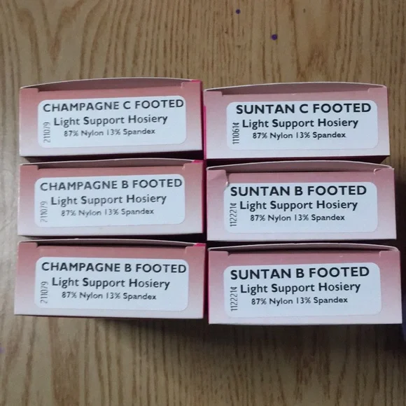 New Bundle Of 15 XL Length Scrunchie Socks & 6 Peavey Brand Pantyhose - Picture 6 of 7